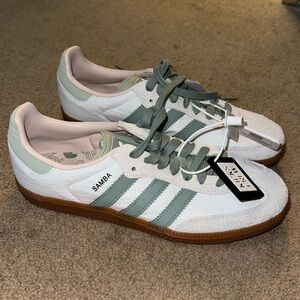 Adidas samba white green